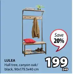 JYSK LULEA Hall tree offer