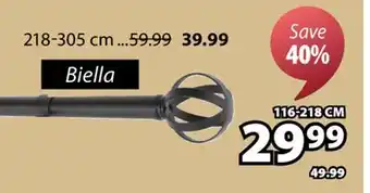 JYSK Biella 218-305 cm offer