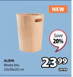 JYSK ALBIN Waste bin offer