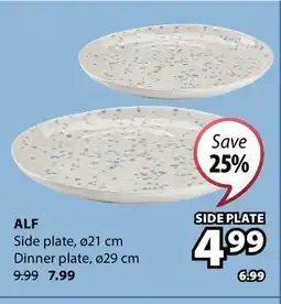 JYSK ALF Side plate offer