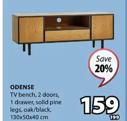 JYSK ODENSE TV bench offer