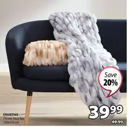 JYSK ERANTHIS Throw offer