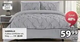 JYSK GABRIELLE 3-piece comforter set Queen offer