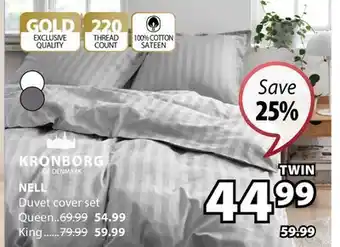 JYSK NELL Duvet cover set offer