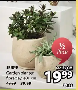 JYSK JERPE Garden planter, fibreclay offer