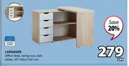 JYSK LANGAGER Office desk offer