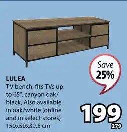 JYSK LULEA TV bench offer