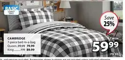 JYSK CAMBRIDGE 7-piece bed-in-a-bag offer