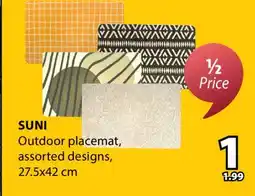 JYSK SUNI Outdoor placemat offer