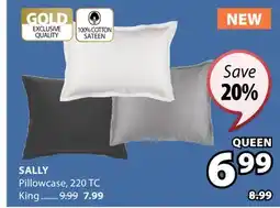 JYSK SALLY Pillowcase, 220 TC offer
