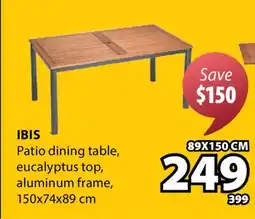 JYSK IBIS Patio dining table offer