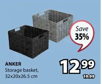 JYSK ANKER Storage basket offer