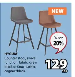 JYSK HYGUM Counter stool offer