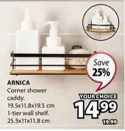 JYSK ARNICA Corner Shower caddy offer