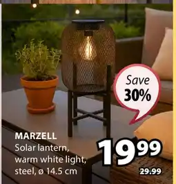 JYSK MARZELL Solar lantern offer