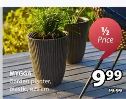 JYSK MYGGA Garden planter, plastic offer
