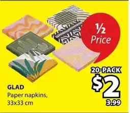 JYSK GLAD Paper napkins offer