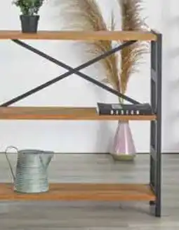JYSK Intrup 3-tier Solid Pine Frame With Oak Veneer Shelves offer