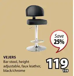 JYSK VEJERS Bar stool offer
