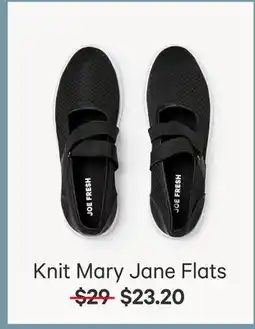 Joe Fresh Knit Mary Jane Flat offer