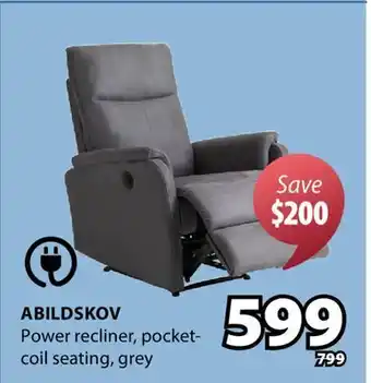 JYSK ABILDSKOV Power recliner offer