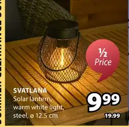 JYSK SVATLANA Solar lantern offer