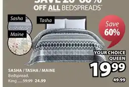 JYSK SASHA / TASHA / MAINE Bedspread offer