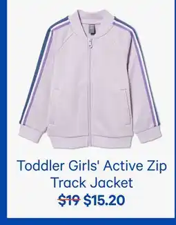 Joe Fresh Toddler Girls' Active Zip Track Jacket offer