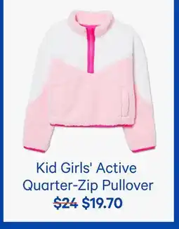 Joe Fresh Kid Girls' Active  Quarter-Zip Pullover offer