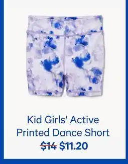 Joe Fresh Kid Girls' Active Printed Dance Short offer