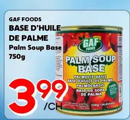 Marche Salaberry BASE D'HUILE DE PALME GAF FOODS offer