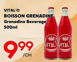 Marche Salaberry VITAL'O BOISSON GRENADINE offer