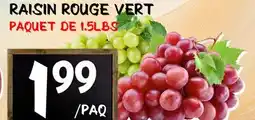 Marche Salaberry RAISIN ROUGE VERT offer