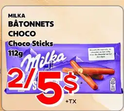 Marche Salaberry MILKA BÂTONNETS CHOCO offer