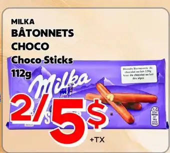 Marche Salaberry MILKA BÂTONNETS CHOCO offer