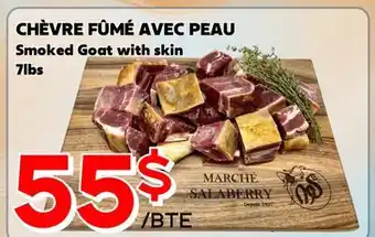 Marche Salaberry CHÈVRE FÛMÉ AVEC PEAU offer
