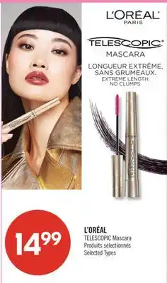 Pharmaprix L'ORÉAL TELESCOPIC Mascara offer