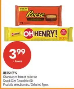 Pharmaprix HERSHEY'S Snack Size Chocolate offer