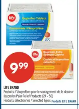 Pharmaprix LIFE BRAND Ibuprofen Pain Relief Products offer
