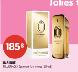 Pharmaprix RABANNE MILLION GOLD Eau de parfum intense offer