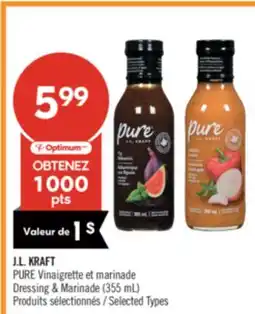 Pharmaprix J.L. KRAFT PURE Dressing & Marinade offer
