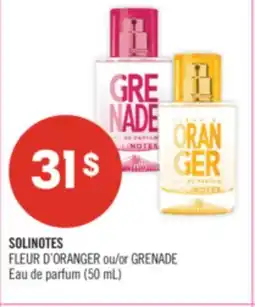 Pharmaprix SOLINOTES FLEUR D'ORANGER or GRENADE Eau de parfum offer