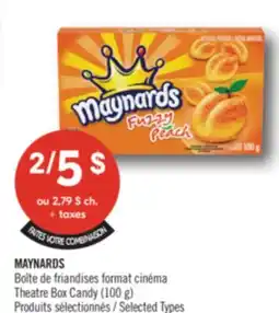 Pharmaprix MAYNARDS Theatre Box Candy offer