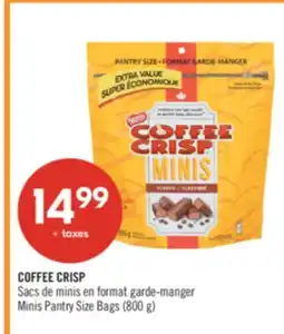 Pharmaprix COFFEE CRISP Minis Pantry Size Bags offer