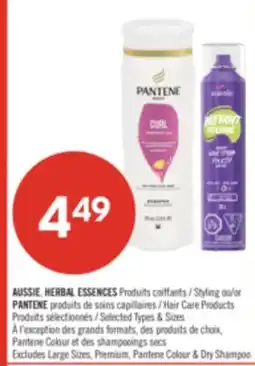 Pharmaprix AUSSIE HERBAL ESSENCES Styling or PANTENE Hair Care Products offer