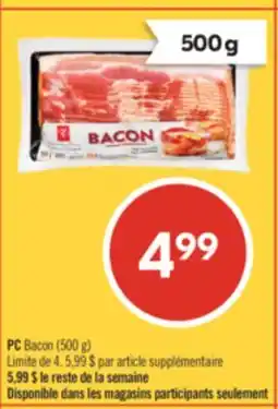 Pharmaprix PC Bacon offer