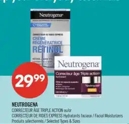 Pharmaprix NEUTROGENA CORRECTEUR AGE TRIPLE ACTION or Facial Moisturizers offer