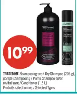 Pharmaprix TRESEMMÉ Dry Shampoo (206 g), Pump Shampoo, or Conditioner (1.5 L) offer