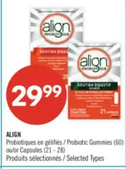 Pharmaprix ALIGN Probiotic Gummies (60) or Capsules (21 - 28) offer