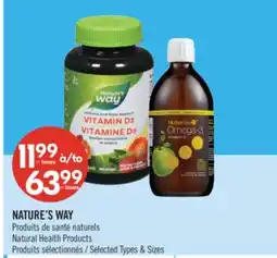 Pharmaprix NATURE'S WAY Natural Health Products offer